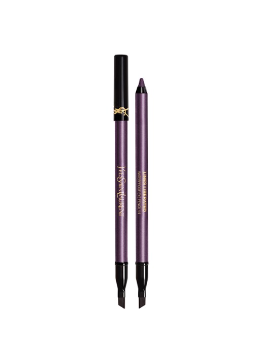 Yves Saint Laurent Lines Liberated - oogpotlood  - voorkant 4 14 magnetic purple