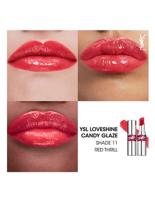 Yves Saint Laurent Loveshine Candy Glaze - lipgloss - detail 3 11 red thrill