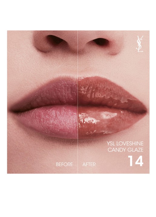 Yves Saint Laurent Loveshine Candy Glaze - lipgloss - detail 4 14 scenic brown
