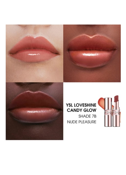 Yves Saint Laurent  Loveshine Candy Glow - getinte lipbalsem - detail 2 7b nude pleasure