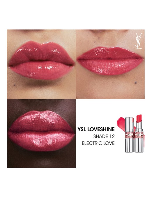 Yves Saint Laurent Loveshine - lipstick - detail 2 12 electric love