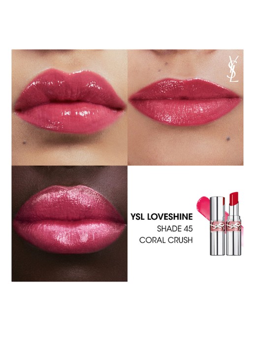 Yves Saint Laurent Loveshine - lipstick - detail 2 45 coral crush