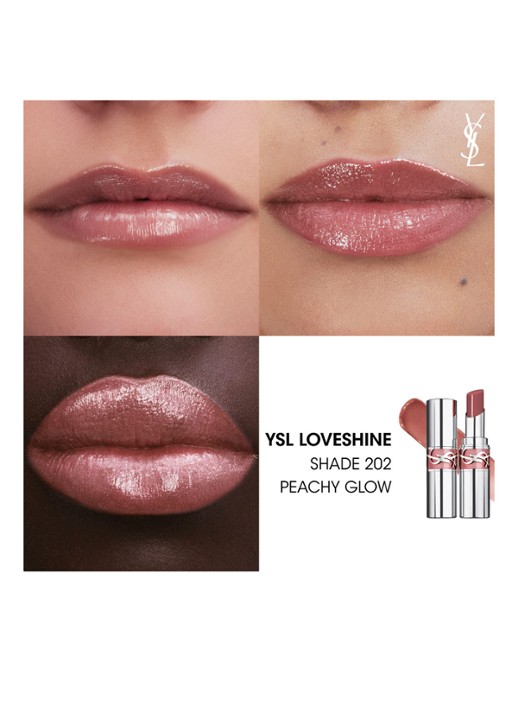 Yves Saint Laurent Loveshine - lipstick - detail 4 202 peachy glow