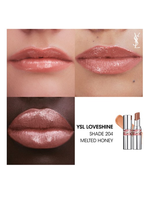 Yves Saint Laurent Loveshine - lipstick - detail 4 204 melted honey