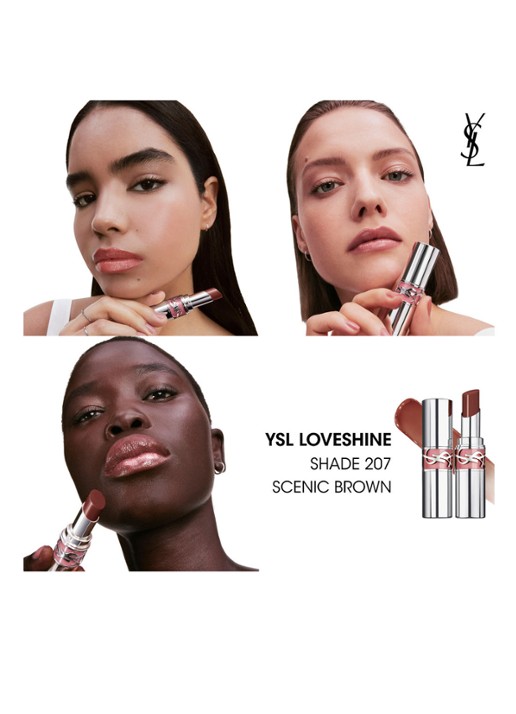 Yves Saint Laurent Loveshine - lipstick - detail 5 207 scenic brown