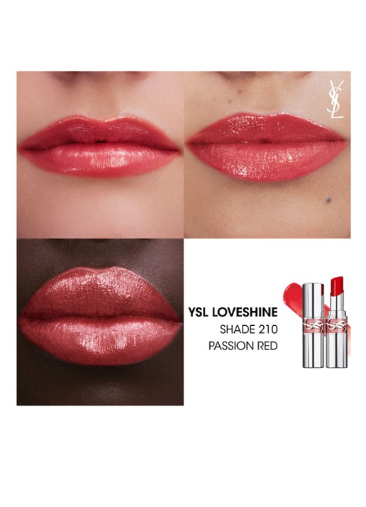 Yves Saint Laurent Loveshine - lipstick - detail 2 210 passion red