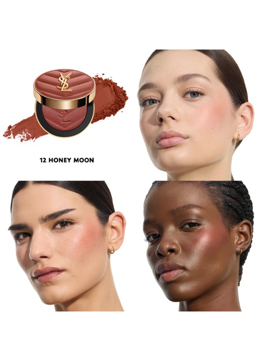 Yves Saint Laurent Make Me Blush Bold Blurring Blush - poeder blush  - detail 7 12 honey moon