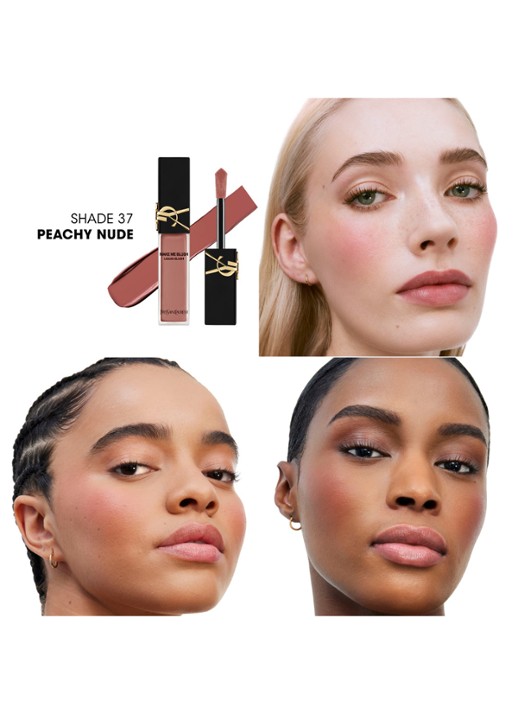 Yves Saint Laurent Make Me Blush Liquid Blush - vloeibare blush - detail 2 shade 66 fuschia fling
