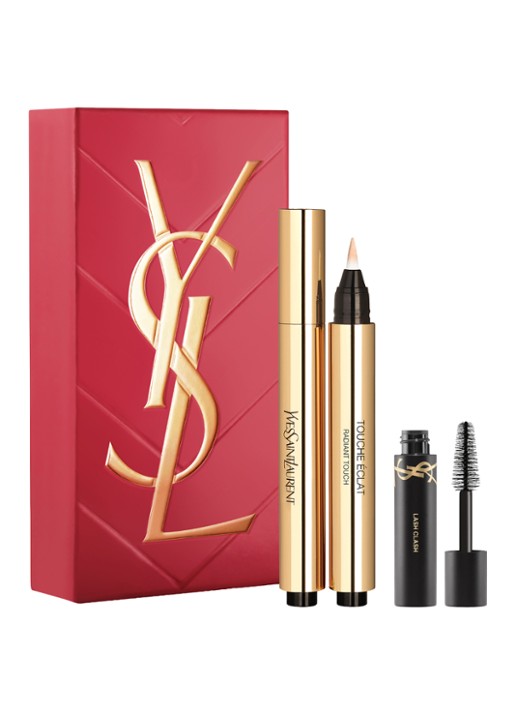Yves Saint Laurent Touche éclat 02 + mini Lash Clash -  make-up set