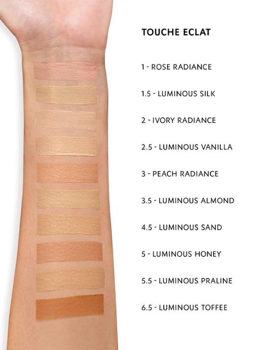 Yves Saint Laurent Touche Éclat - lichtreflecterende concealer - detail 7 1.5 luminous silk