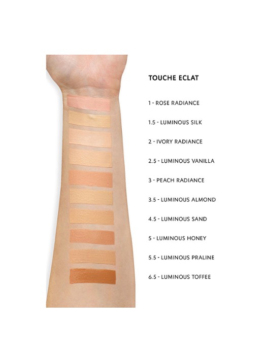 Yves Saint Laurent Touche Éclat - lichtreflecterende concealer - detail 7 2 ivoire lumière