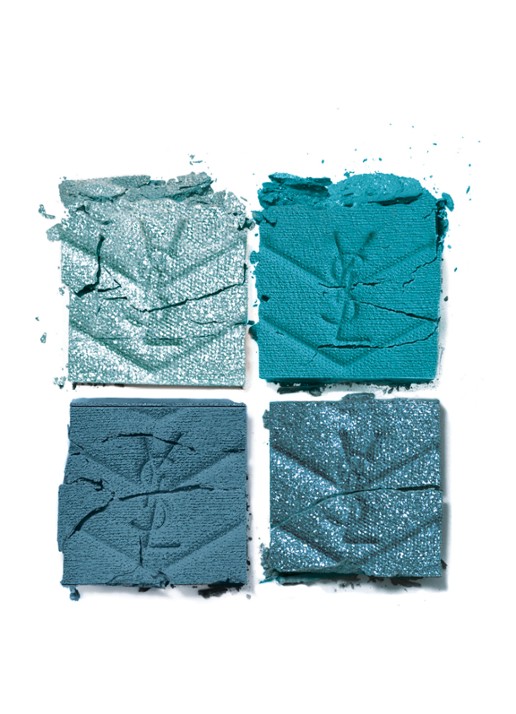Yves Saint Laurent Yves Saint Laurent Couture Mini Clutch - travel size oogschaduwpalette - voorkant 2 850 bewitching turquoise