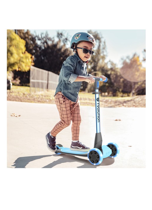 Yvolution Y Glider Nua step - detail 2 blauw