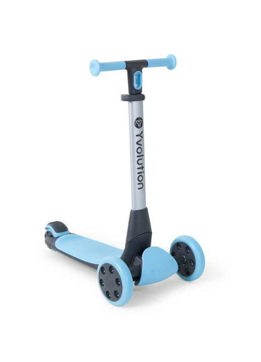 Yvolution Y Glider Nua step - voorkant 3 blauw