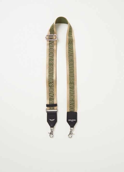 Zadig&Voltaire Afneembare schouderriem met glitter logo