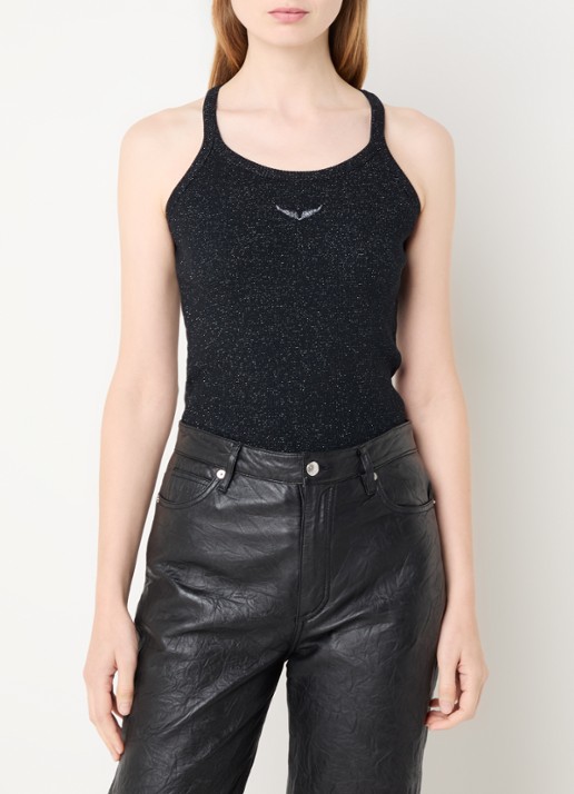 Zadig&Voltaire Alba tanktop met lurex