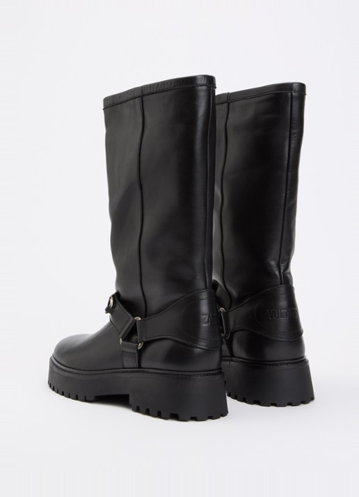 Zadig&Voltaire Angie laars van leer - achterkant 4 zwart