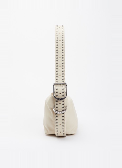Zadig&Voltaire Baby Jane crossbodytas van leer - detail 4 creme