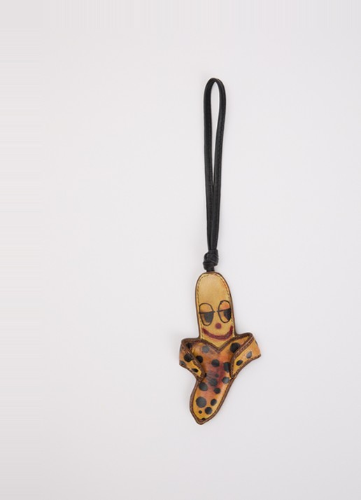 Zadig&Voltaire Banana Lover sleutelhanger van leer