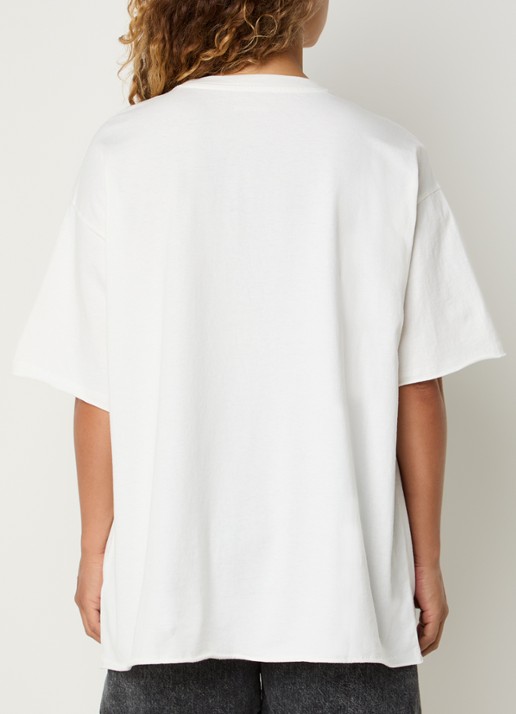 Zadig&Voltaire Berry T-shirt met strass - achterkant 3 wit