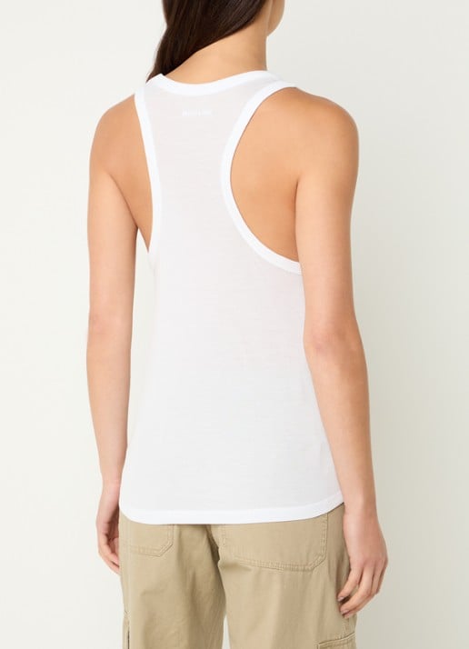 Zadig&Voltaire Bianca tanktop met stretch - achterkant 3 wit