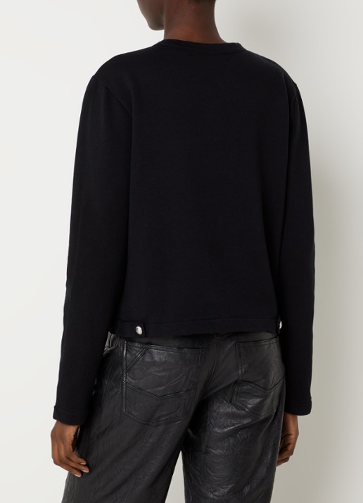 Zadig&Voltaire Cama vest met logo - achterkant 4 zwart
