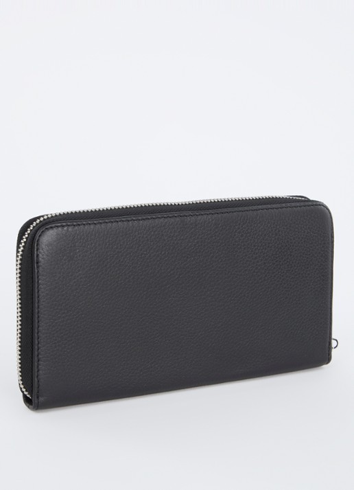 Zadig&Voltaire Compagnon portemonnee van leer - achterkant zwart