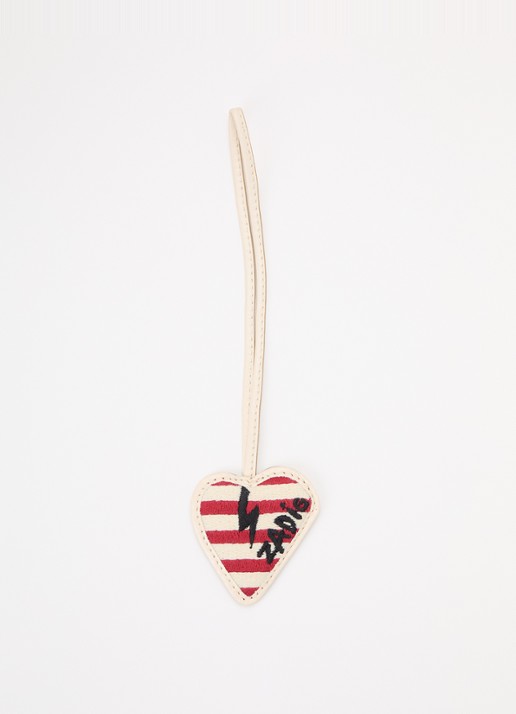 Zadig&Voltaire Flash Heart tasbedel van leer