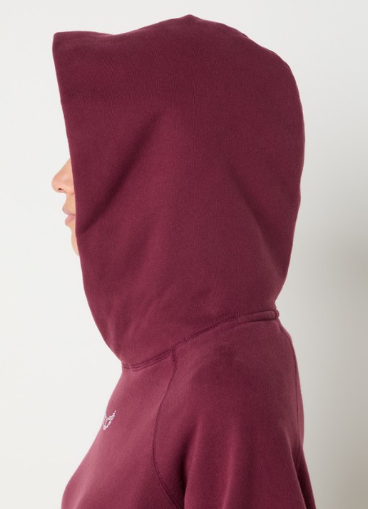 Zadig&Voltaire Georgy hoodie met strass en logoprint - detail 5 bordeauxrood