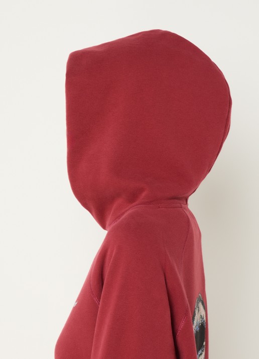 Zadig&Voltaire Georgy hoodie met strass - detail 2 rood