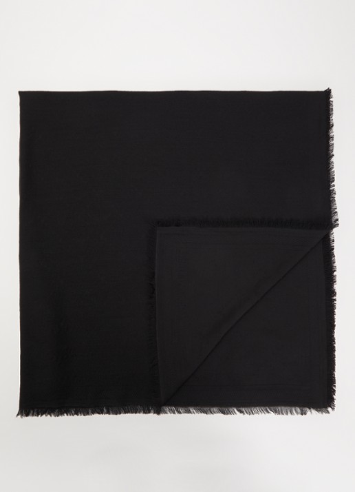 Zadig&Voltaire Glenn sjaal in wolblend met jacquard dessin 140 x 140 cm