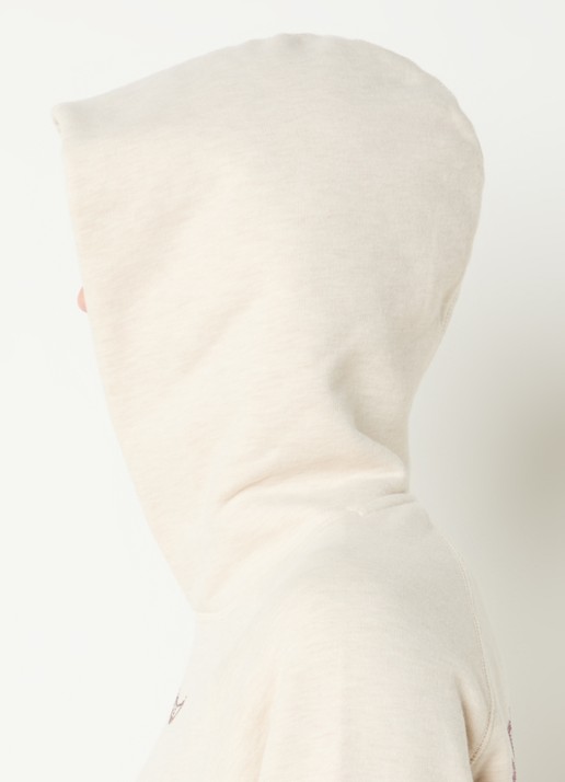 Zadig&Voltaire Gregory hoodie met logo- en backprint - detail 5 creme