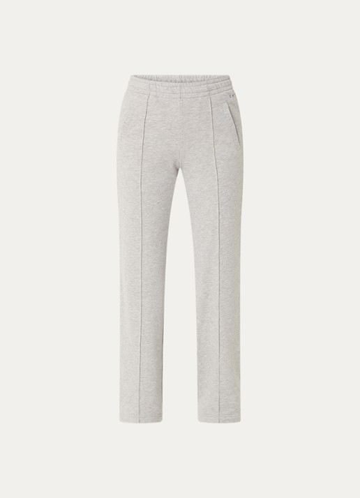 Zadig&Voltaire High waist straight fit joggingbroek met steekzakken - voorkant 3 grijs