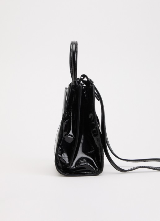 Zadig&Voltaire Jack Mini handtas van leer met afneembare schouderriem - detail 2 zwart