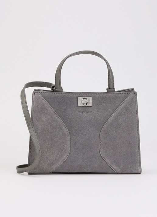 Zadig&Voltaire Jack Mini handtas van suède met afneembare schouderriem