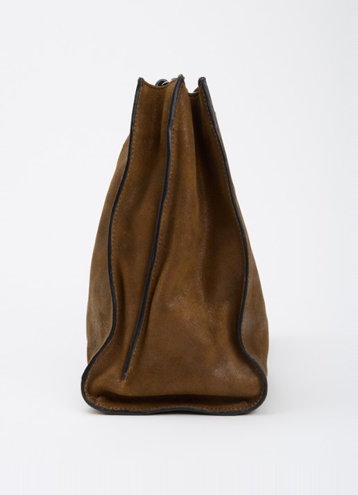 Zadig&Voltaire Jack schoudertas van suède met afneembare schouderriem - detail 3 bruin