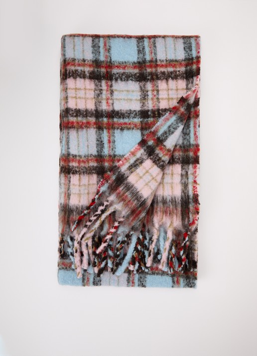 Zadig&Voltaire Joan Tartan sjaal in wolblend 190 x 56 cm