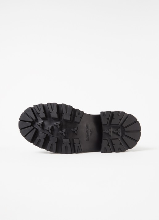 Zadig&Voltaire Joe Ride biker boot van leer - detail 2 zwart