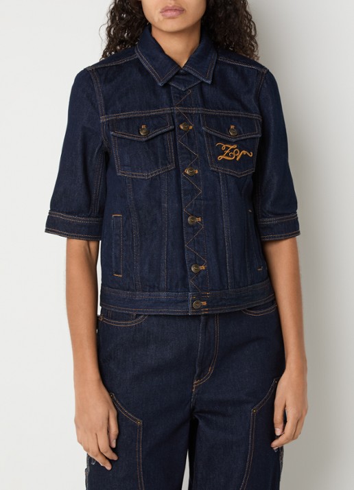 Zadig&Voltaire Kyo spijkerjas met borst- en steekzakken