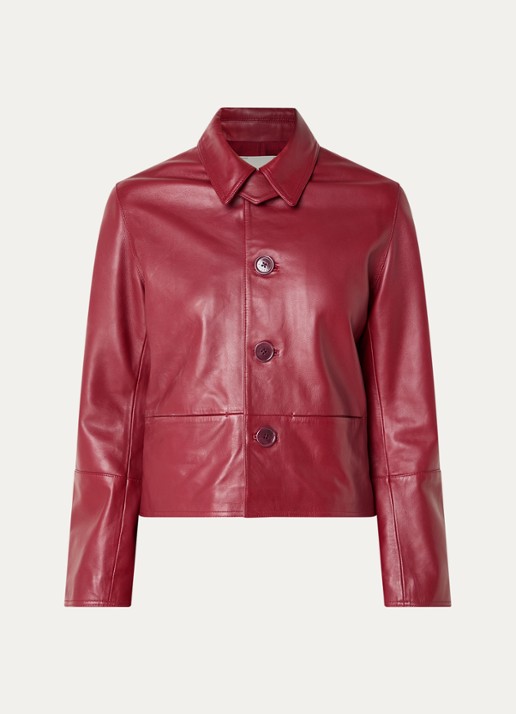 Zadig&Voltaire Lessa jack van imitatieleer - voorkant 3 rood