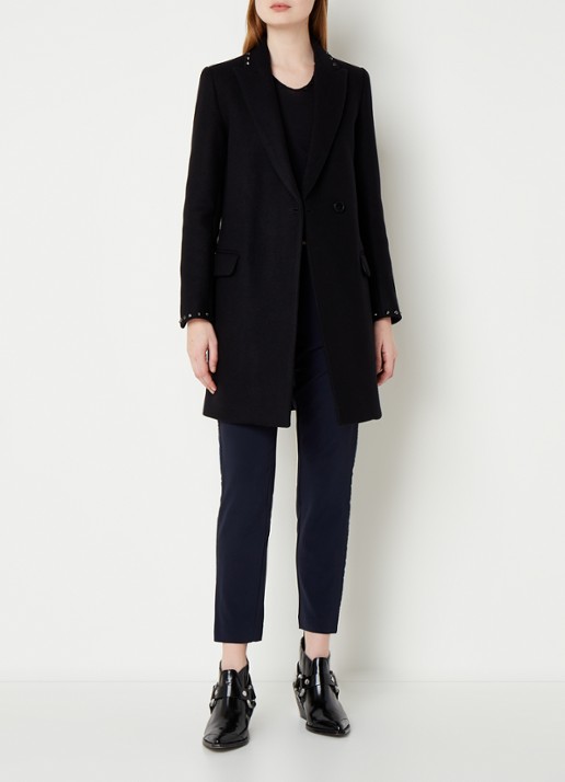 Zadig&Voltaire MARCO STUDS PER - voorkant 4 zwart