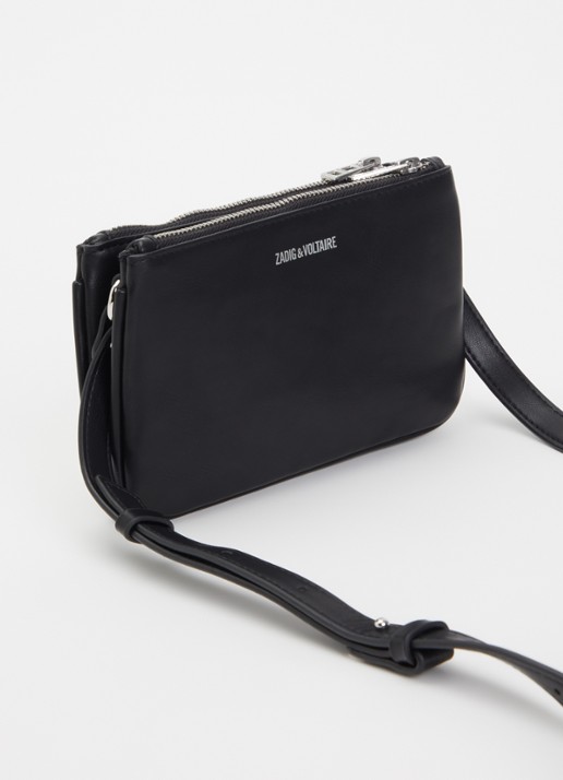 Zadig&Voltaire Mini crossbodytas met studs - achterkant 2 zwart