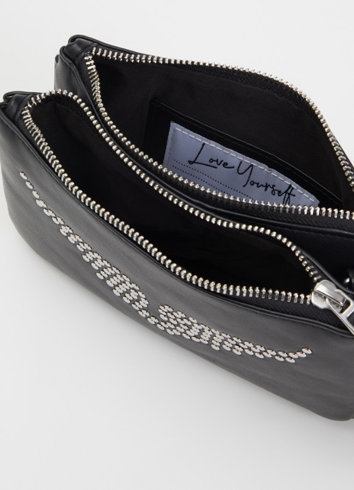 Zadig&Voltaire Mini crossbodytas met studs - detail 3 zwart
