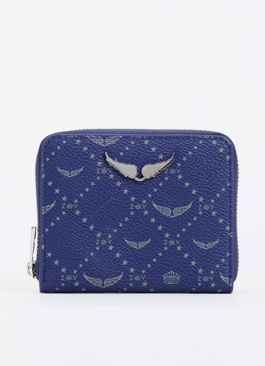 Zadig&Voltaire Mini portemonnee met logoprint