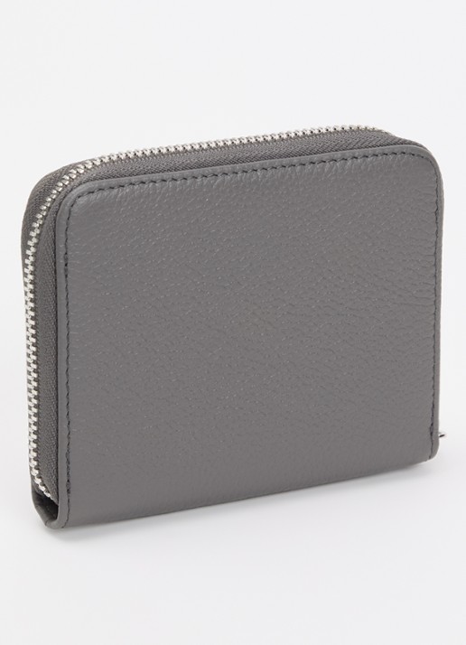 Zadig&Voltaire Mini Portemonnee van leer - achterkant 3 grijs