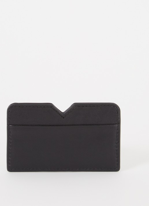 Zadig&Voltaire Multipass pasjeshouder van leer met logo - achterkant zwart