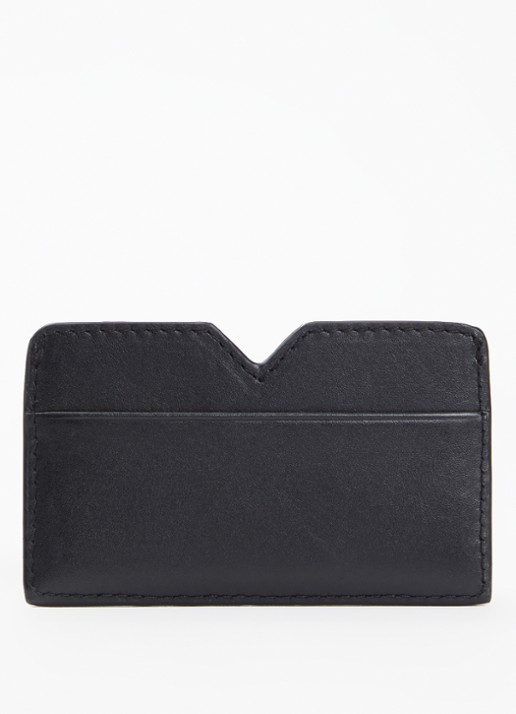 Zadig&Voltaire Multipass pasjeshouder van leer  - achterkant zwart