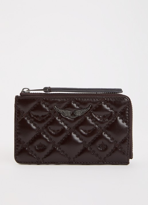 Zadig&Voltaire Pasjeshouder van leer met quilt patroon