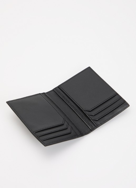 Zadig&Voltaire Pasjeshouder van leer - voorkant 3 zwart