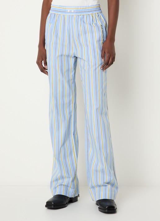Zadig&Voltaire Poma straight fit broek met streepprint